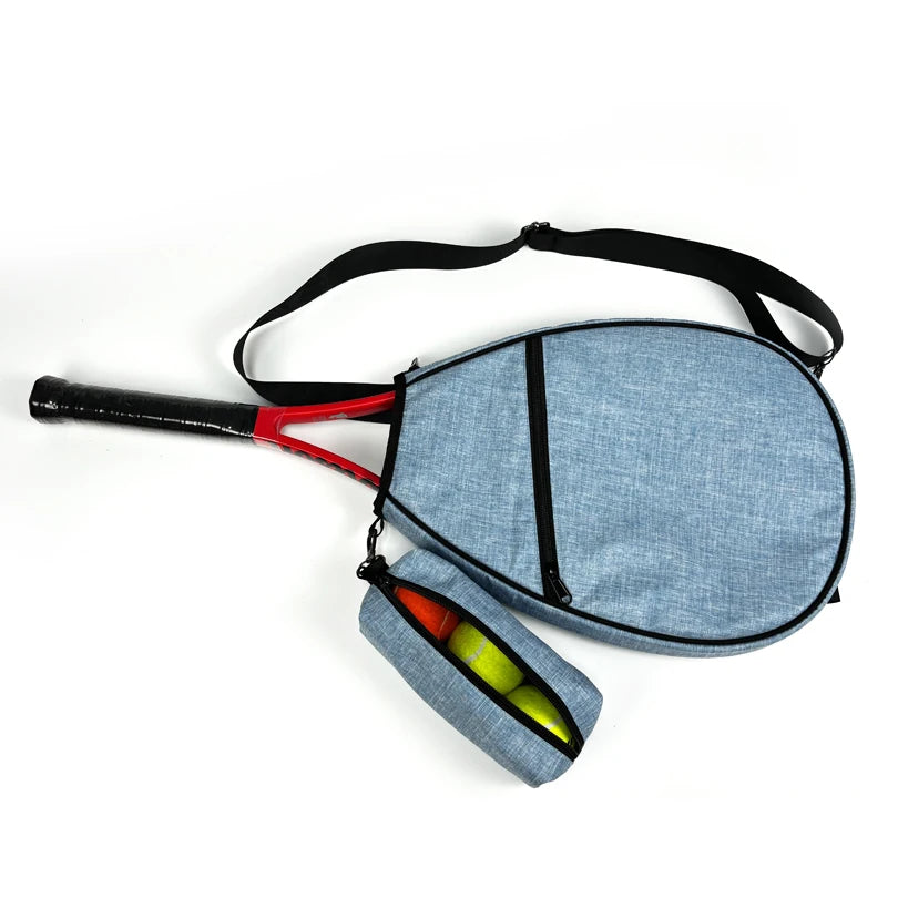 Waterproof & Wear-Resistant Crossbody Pickleball Paddle Bag – Paddle Tennis Racket Case with Ball Pocket Racquet Bag