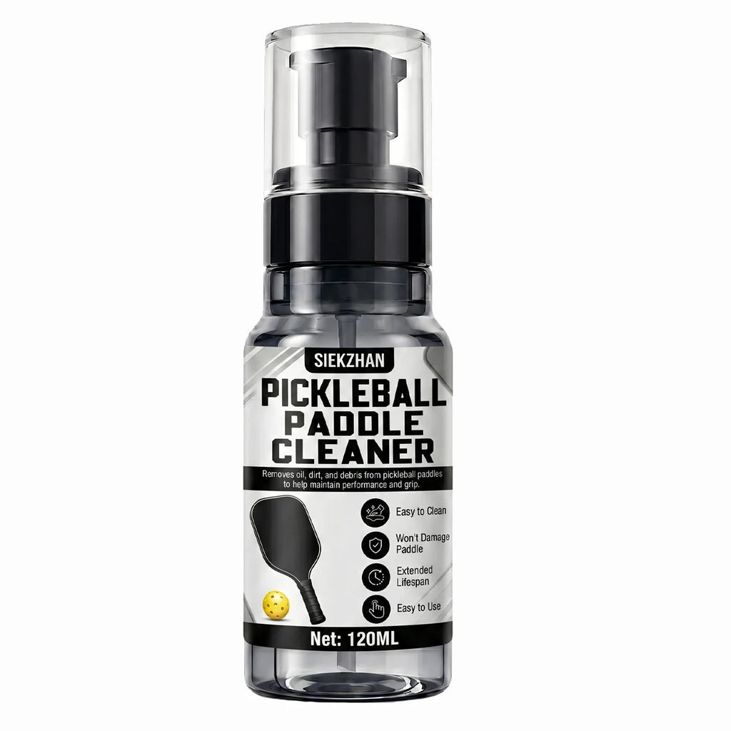 SIKEZHAN 120Ml Pickleball Paddle Cleaner Spray Kit, Premium Rubber Eraser Block and Microfiber Towel for Face Spin Restoration