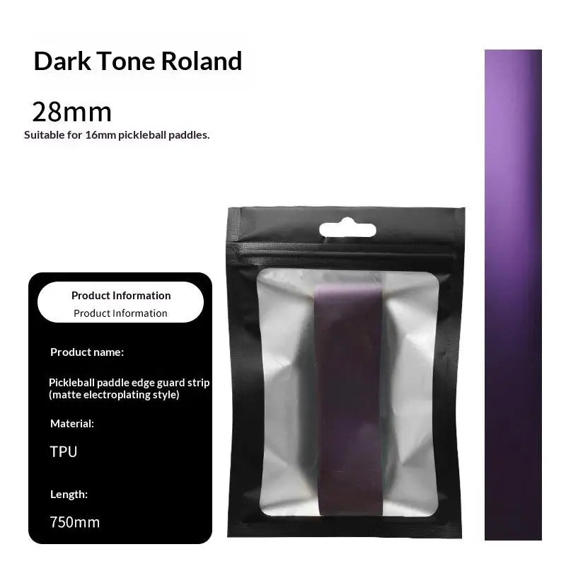 16Mm Pickleball Paddle Edge Tape Shock Absorbing anti Fall Head Edge Guard for Racket Scratch Resistant for Intense Court Play