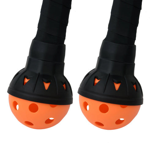 2PCS Pickleball Ball Retriever, Silicone Pickleball Picker Upper Pickball Grabber, Universal Pickleball Upper Suction Cup
