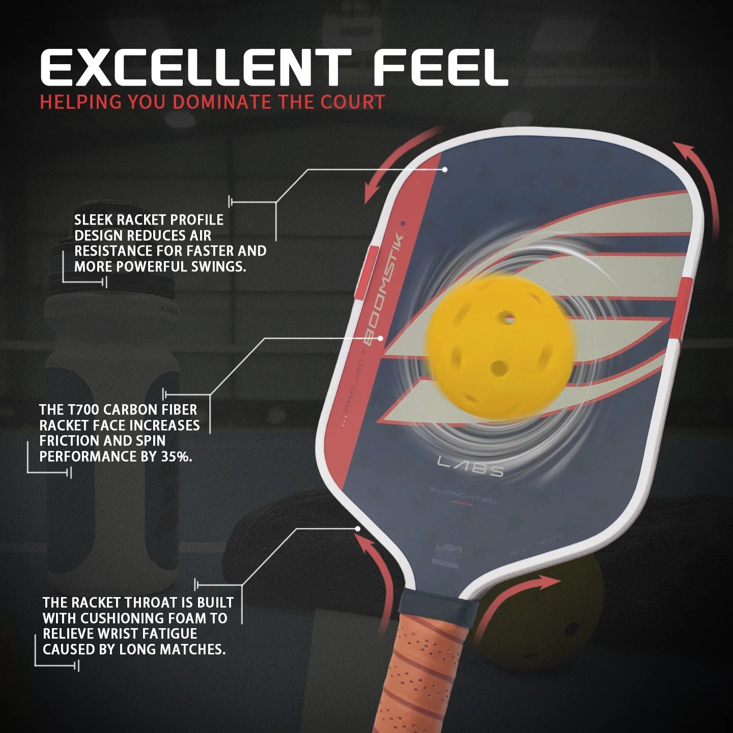 Same Style Boomstick Pickleball Paddle Commemorative Edition Carbon Fiber Pickleball Paddle