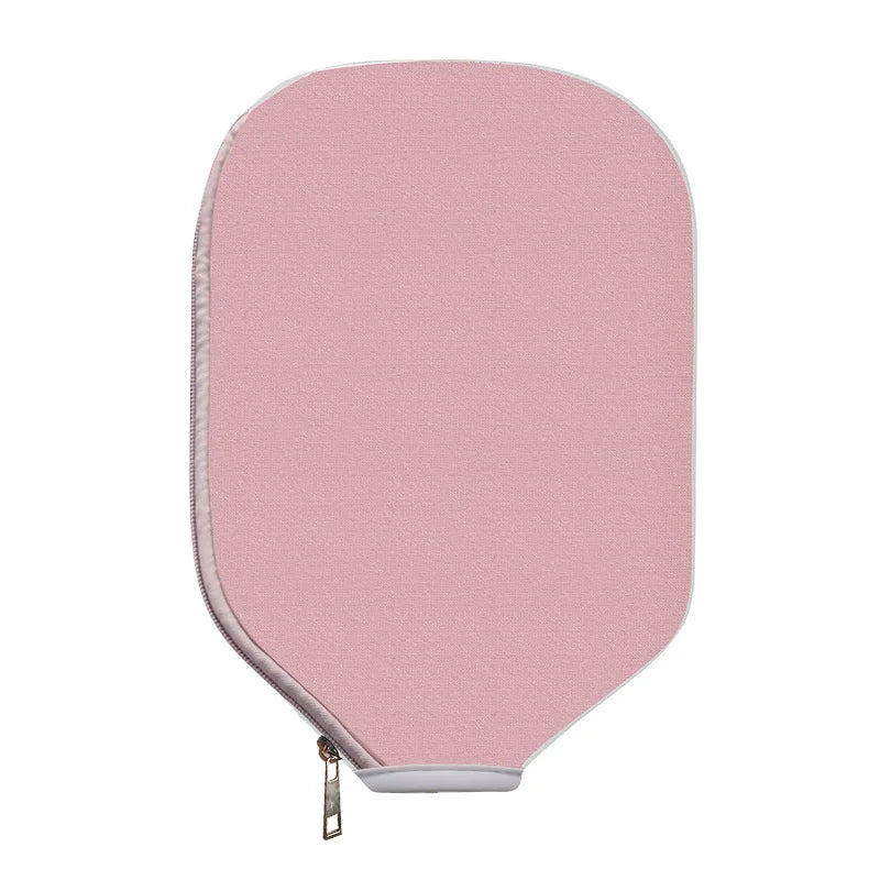 Neoprene Pickleball Paddle Cover with Zipper Portable Pickleball Racket Protective Sleeve Colorful Durable Pickleball Racket Bag