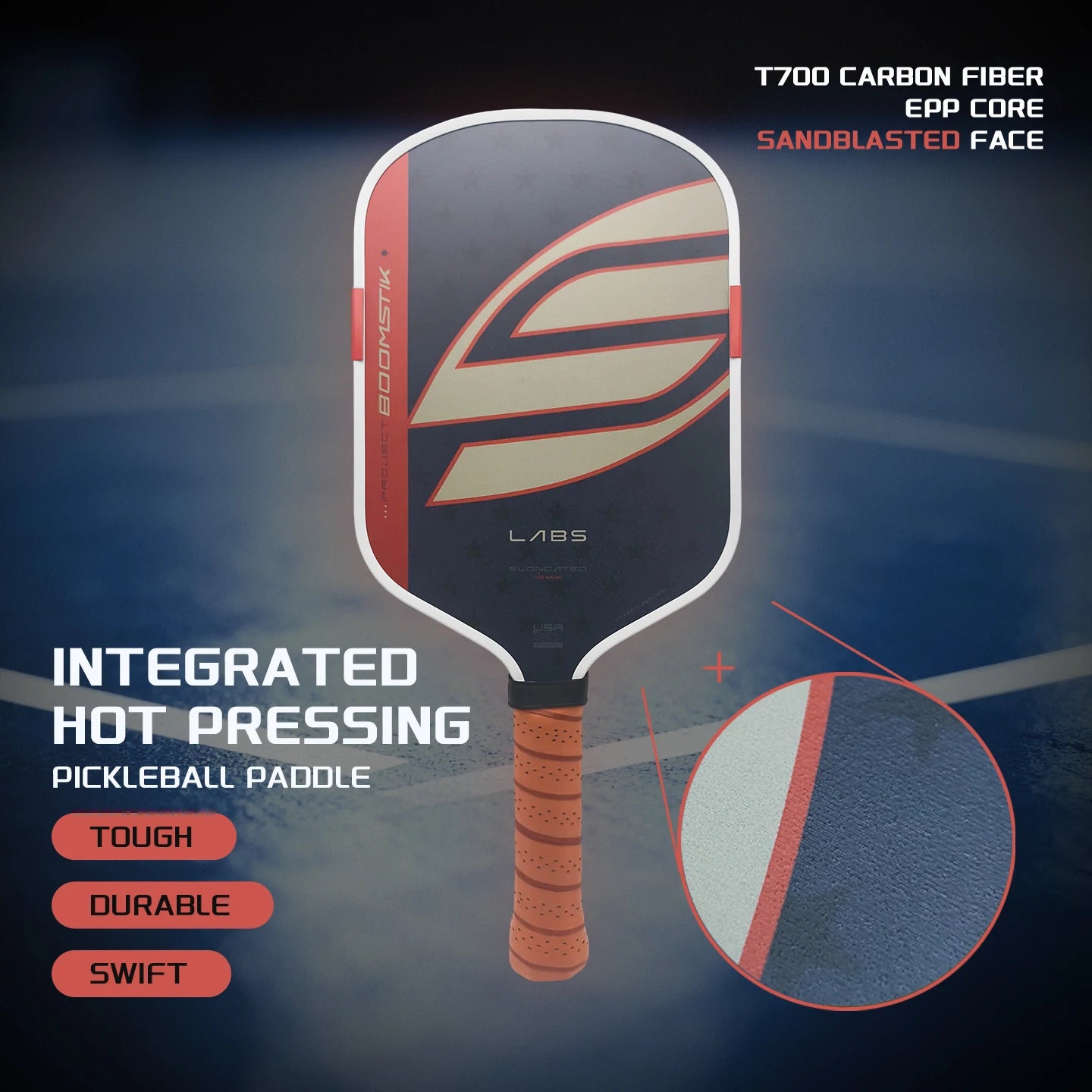 Same Style Boomstick Pickleball Paddle Commemorative Edition Carbon Fiber Pickleball Paddle