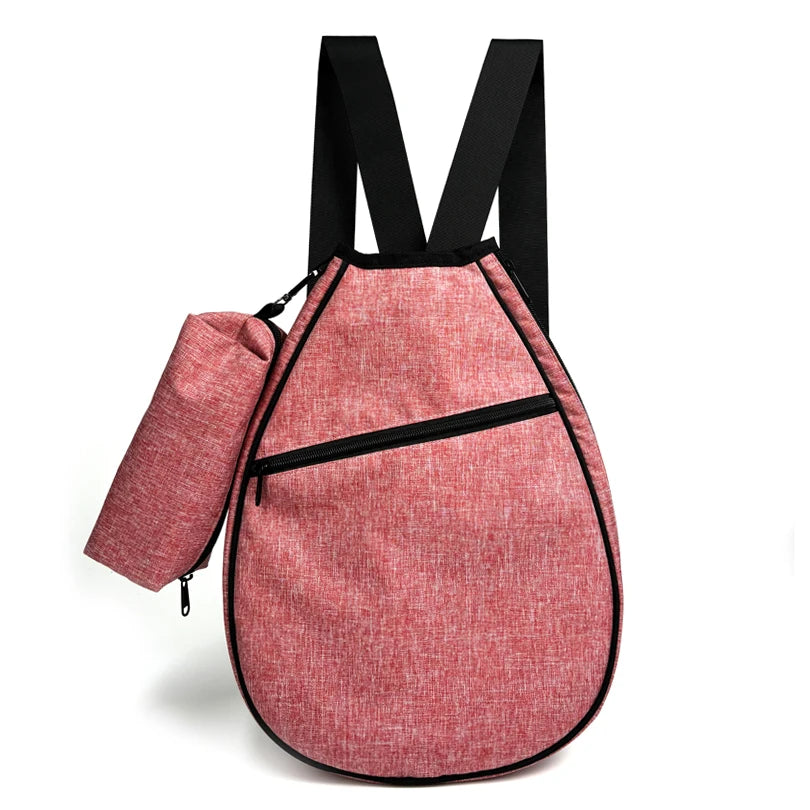 Waterproof & Wear-Resistant Crossbody Pickleball Paddle Bag – Paddle Tennis Racket Case with Ball Pocket Racquet Bag