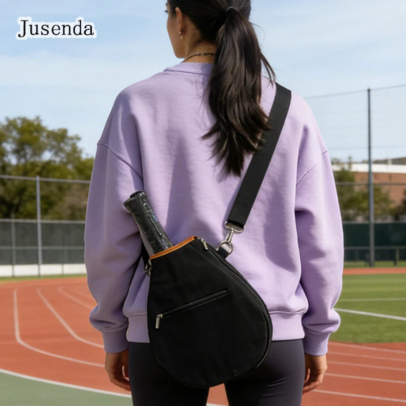 The Multi-Sport Paddle Sling Bag: Protective Crossbody for Pickleball, Table Tennis & Tennis Racquets – Perfect for On-The-Go